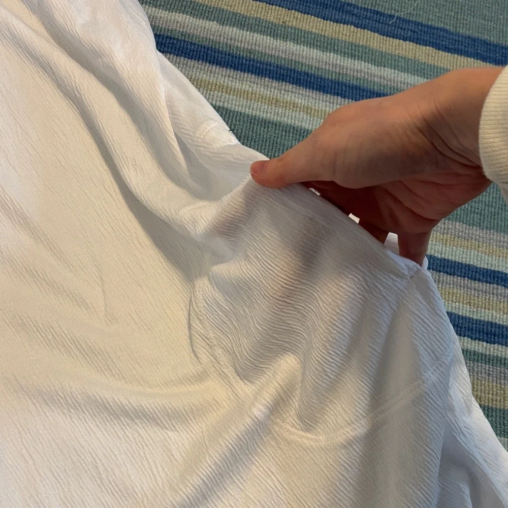 White Hooded Swim Coverup - Picture 4 of 5